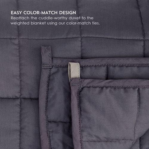PureCare Zensory 7lb Kids Weighted Blanket + Duvet Cover - Image 6